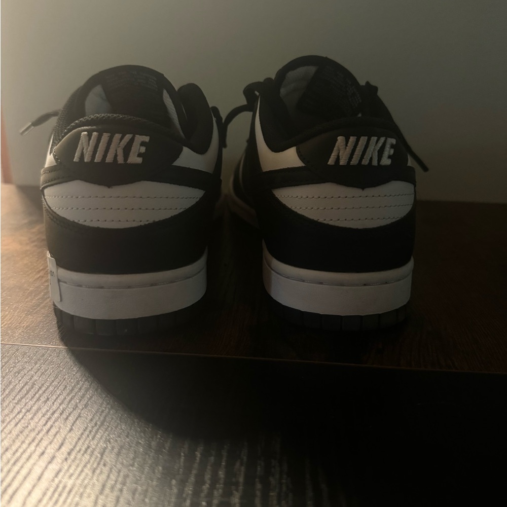 Black/White Panda Nike Dunks, Size 8 in mens, 9 1/2 womens.
